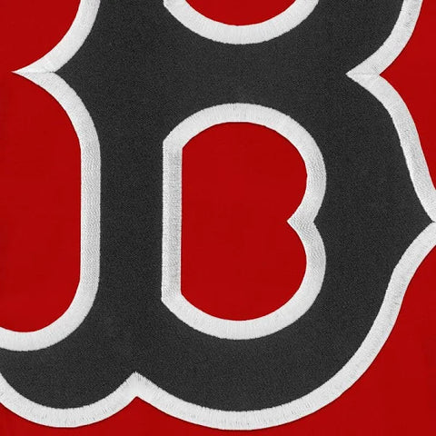 Boston Red Sox Twill Logo Hoodie - Red
