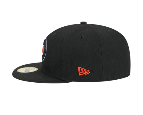 Philadelphia Flyers New Era 59FIFTY Black Pro Fit Hat