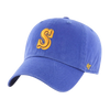 Seattle Mariners 47 Clean Up Hat Cooperstown Logo - Blue