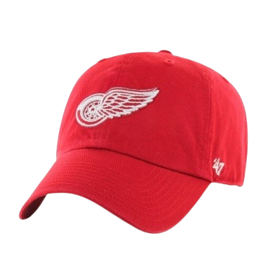 Detroit Red Wings 47 Clean Up Hat - Red