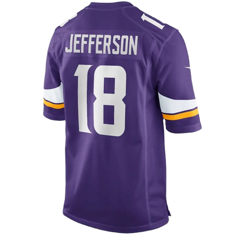 Minnesota Vikings Justin Jefferson Nike Game Jersey Home - Purple