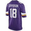 Minnesota Vikings Justin Jefferson Nike Game Jersey Home - Purple