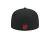 Chicago Blackhawks New Era 59FIFTY Black Pro Fit Hat