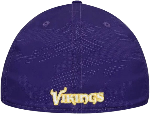 New Era Minnesota Vikings Tonal Camo 39THIRTY Stretch Fit Hat - Purple