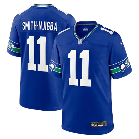Seattle Seahawks Jaxon Smith-Njigba Nike Game Jersey Vintage Alternate - Old Royal