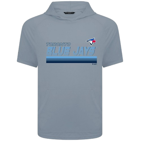 Toronto Blue Jays Phase Breaker Hooded Tee-Shirt - Gray