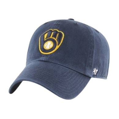 Milwaukee Brewers 47 Clean Up Hat - Navy