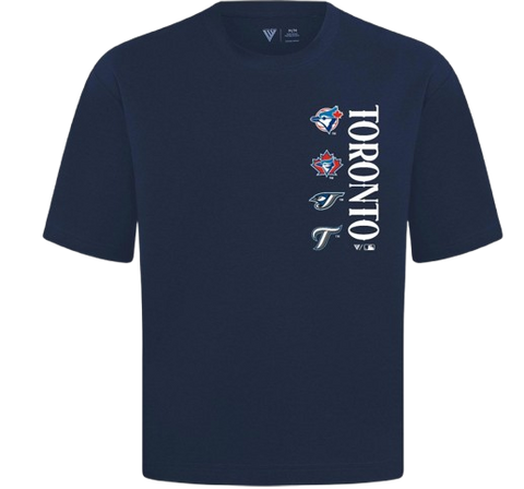 Toronto Blue Jays Luxe Signature Tee Shirt - Navy