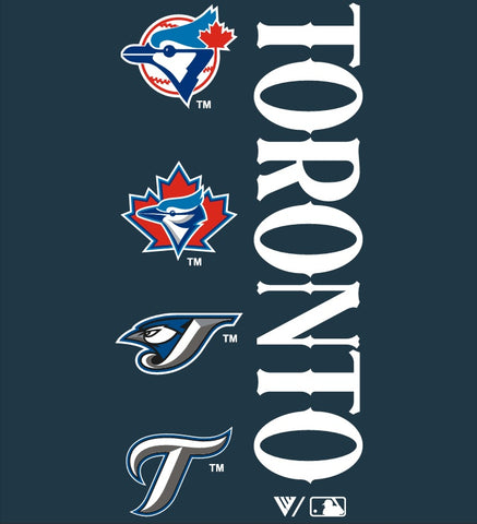 Toronto Blue Jays Luxe Signature Tee Shirt - Navy