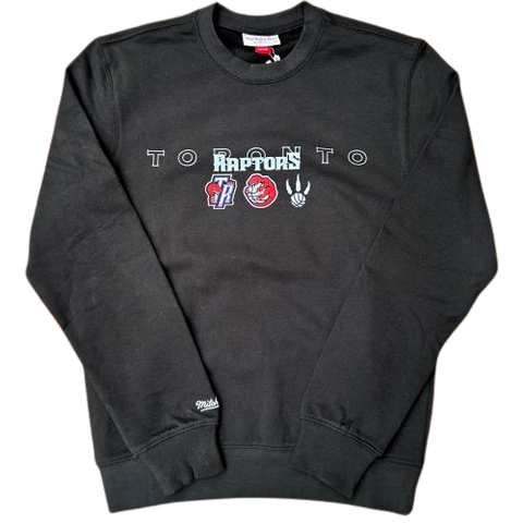 Toronto Raptors Stamp City Crew Neck Sweater