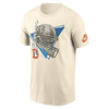 Denver Broncos Rewind Essential Cotton T-Shirt - Beige