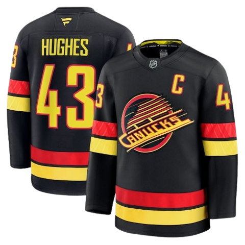 Quinn Hughes Vancouver Canucks Fanatics Premium Jersey - Alternate