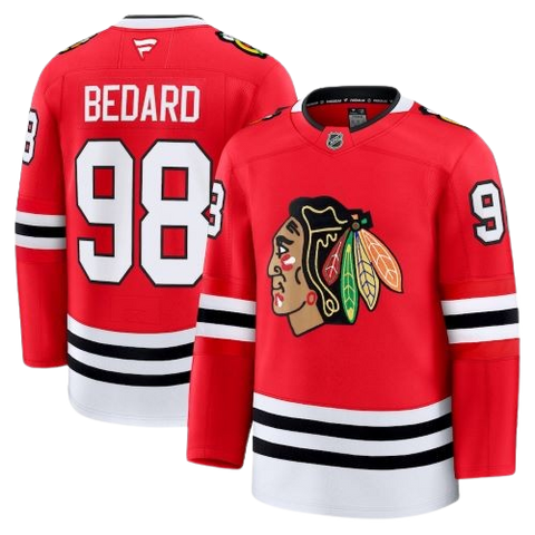 Connor Bedard Chicago Blackhawks Fanatics Premium Jersey - Home