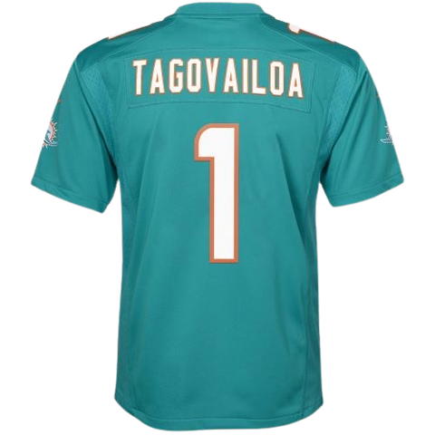 Youth Tua Tagovailoa Miami Dolphins Nike Game Jersey - Teal