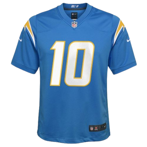 Youth Justin Herbert LA Chargers Nike Game Jersey - Powder Blue