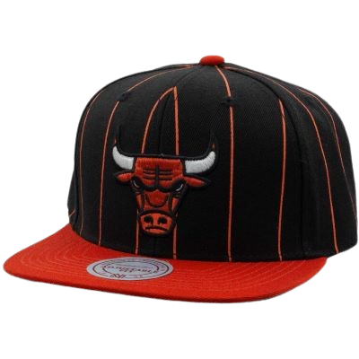 Chicago Bulls Mitchell & Ness Snapback - Pinstripe