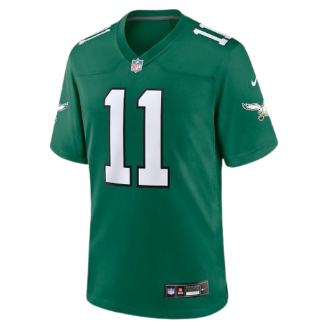 A.J. Brown Philadelphia Eagles Nike Game Jersey - Kelly Green