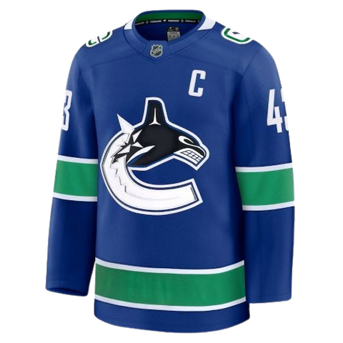 Quinn Hughes Vancouver Canucks Fanatics Premium Jersey - Home