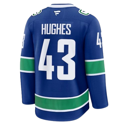 Quinn Hughes Vancouver Canucks Fanatics Premium Jersey - Home