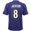 Youth Lamar Jackson Baltimore Ravens Nike Game Jersey - Purple