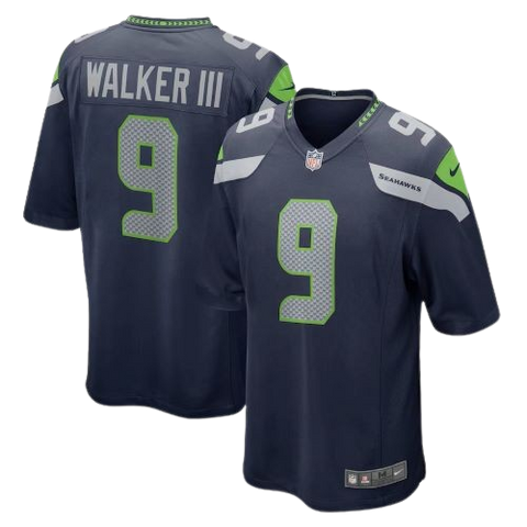 Kenneth Walker III Seattle Seahawks Nike Player Game Jersey - Navy