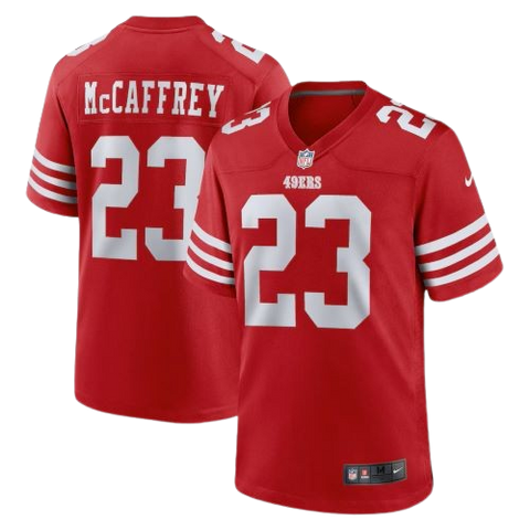 Christian McCaffrey San Francisco 49ers Nike Game Player Jersey - Red