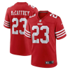 Christian McCaffrey San Francisco 49ers Nike Game Player Jersey - Red