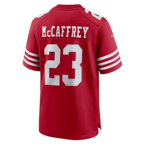 Christian McCaffrey San Francisco 49ers Nike Game Player Jersey - Red