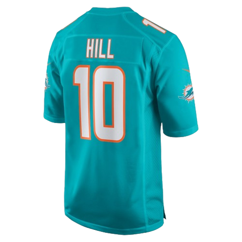 Tyreek Hill Miami Dolphins Nike Game Jersey - Aqua