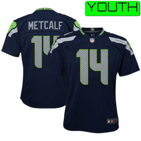 Youth DK Metcalf Seattle Seahawks Nike Game Jersey - Home