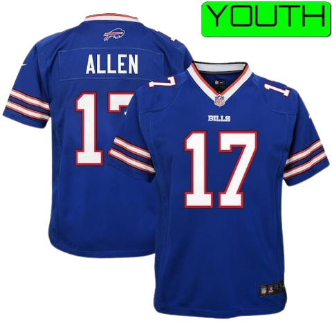 Youth Josh Allen Buffalo Bills Nike Game Jersey - Blue