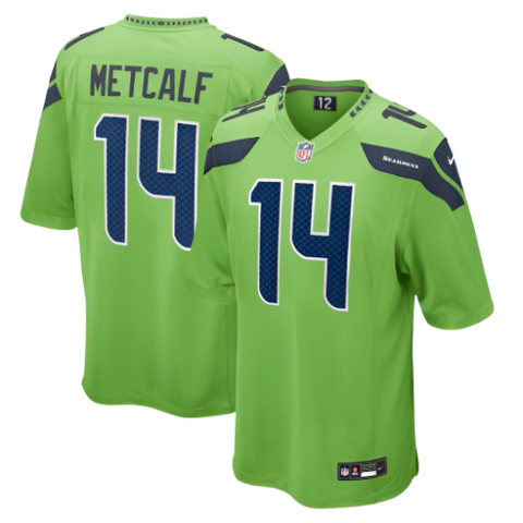 DK Metcalf Seattle Seahawks Nike Limited - Jersey - Neon Green