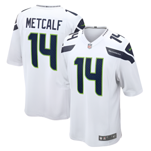 DK Metcalf Seattle Seahawks Nike Limited Jersey White Out of Bounds Sports