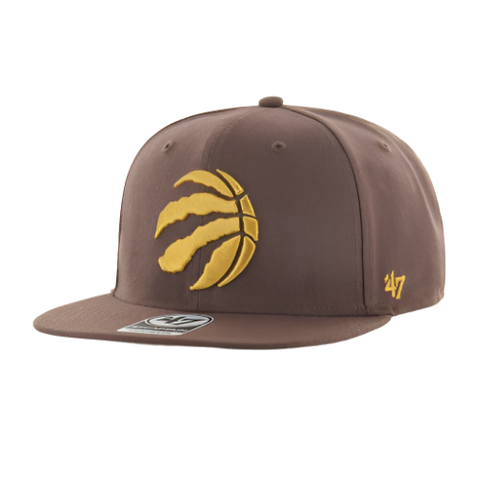 Toronto Raptors '47 Brand Snapback - Chocolate