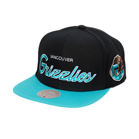 Vancouver Grizzlies Mitchell & Ness Snapback - Script