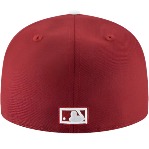 Philadelphia Phillies New Era 59FIFTY Pro Fit Hat - Maroon Cooperstown