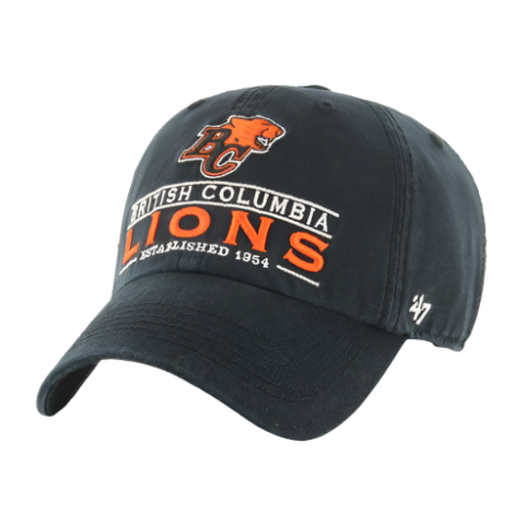 BC Lions '47 Script Clean Up Hat