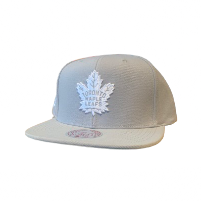 Toronto Maple Leafs Mitchell & Ness Snapback - Grey on Grey