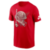 San Francisco 49ers Rewind Essential Cotton T-Shirt - Red
