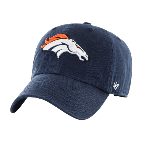 Denver Broncos 47 Clean Up Hat - Navy