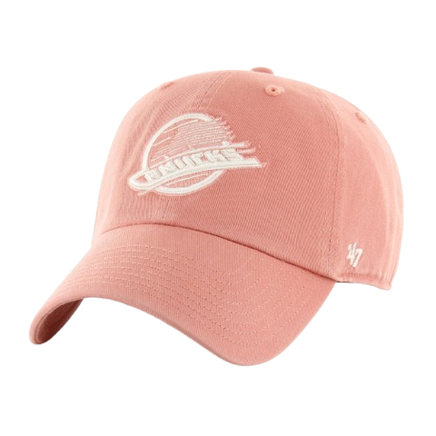 Vancouver Canucks 47 Clean Up Hat - Sedona Pink