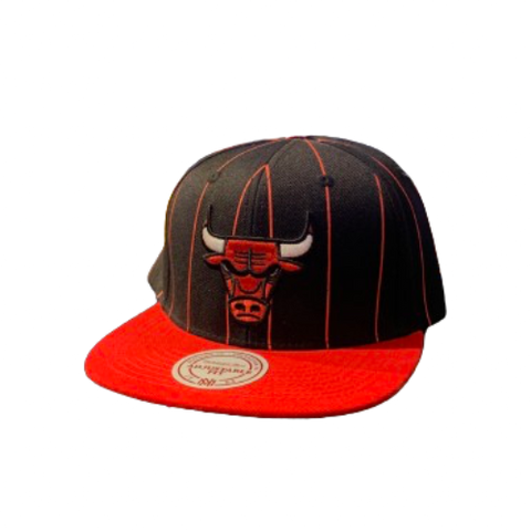 Chicago Bulls Mitchell & Ness Snapback - Pinstripe