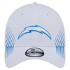 Los Angeles Chargers New Era 39THIRTY White Stretch Fit Hat