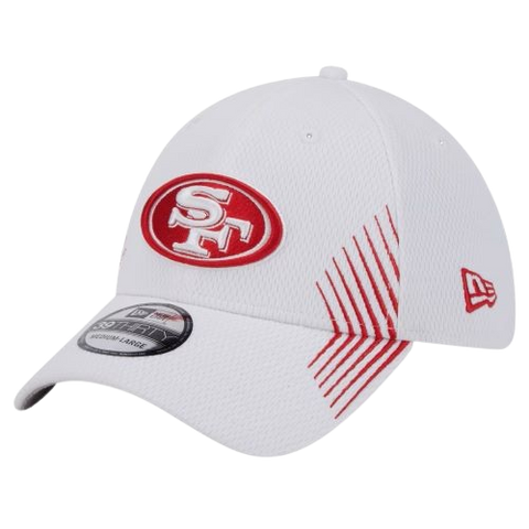 San Francisco 49ers New Era 39THIRTY White Stretch Fit Hat