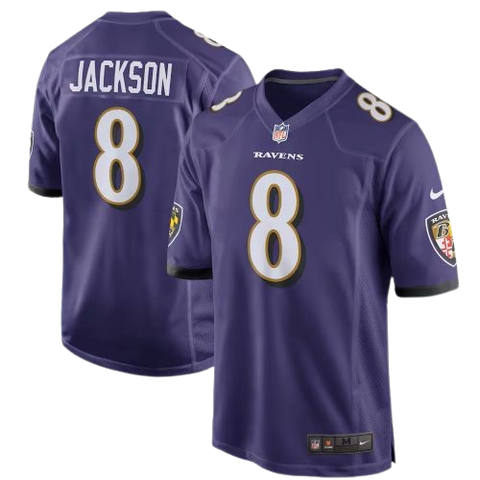 Lamar Jackson Baltimore Ravens Nike Game Jersey - Purple