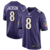 Lamar Jackson Baltimore Ravens Nike Game Jersey - Purple