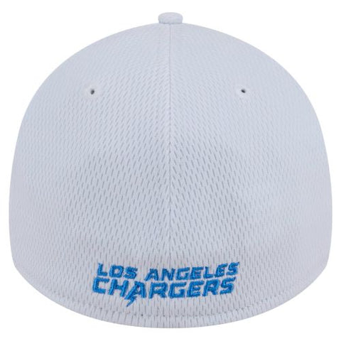 Los Angeles Chargers New Era 39THIRTY White Stretch Fit Hat