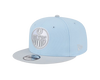 Edmonton Oilers New Era 9FIFTY Snapback - Sky Blue & Grey