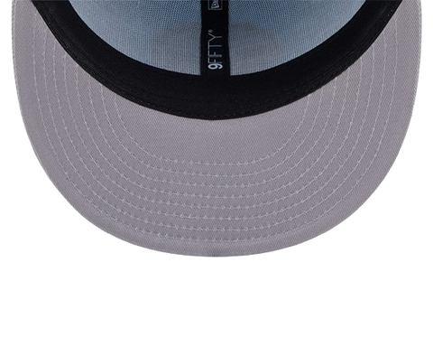 Edmonton Oilers New Era 9FIFTY Snapback - Sky Blue & Grey
