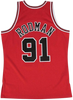 Mitchell & Ness Vintage Chicago Bulls Dennis Rodman Jersey ('97/'98) - Red